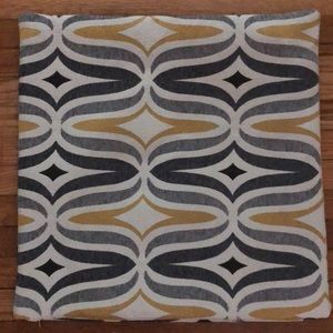pillow covers grey & yellow; set of 3